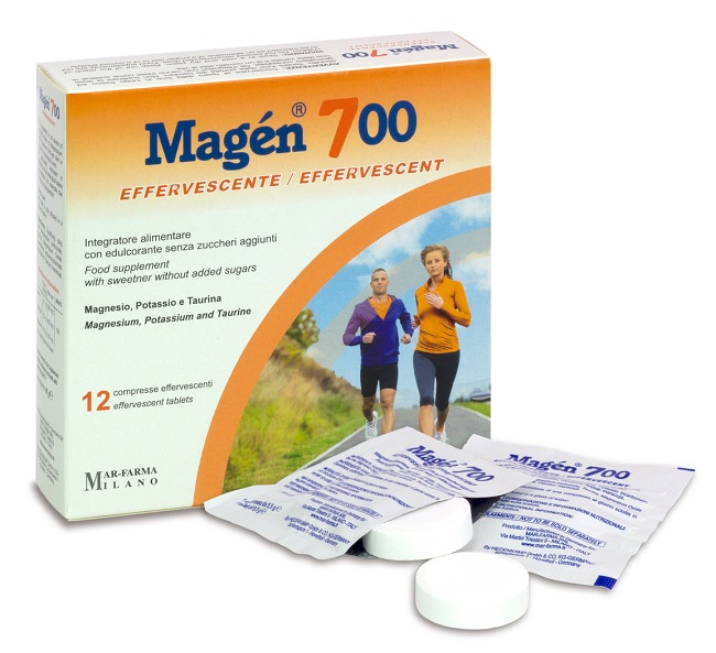 MAGEN 700 12 COMPRESSE EFFERVESCENTI - Farmacia De Pasquale