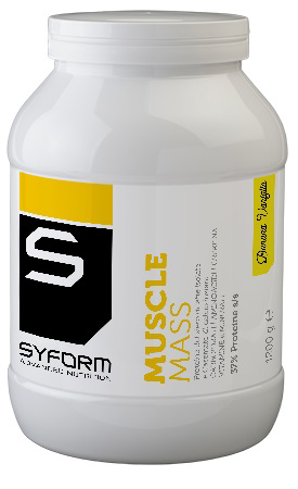 MUSCLE MASS BANANA/VANIGLIA 1200 G - Farmacia De Pasquale