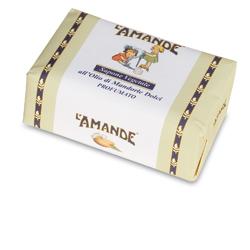 L'AMANDE MARSEILLE SAPONE VEGETALE OLIO MANDORLE DOLCI 200 G - Farmacia De Pasquale