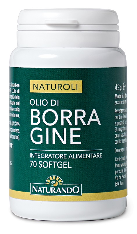 NATUROLI OLIO DI BORRAGINE 70 SOFTGEL - Farmacia De Pasquale