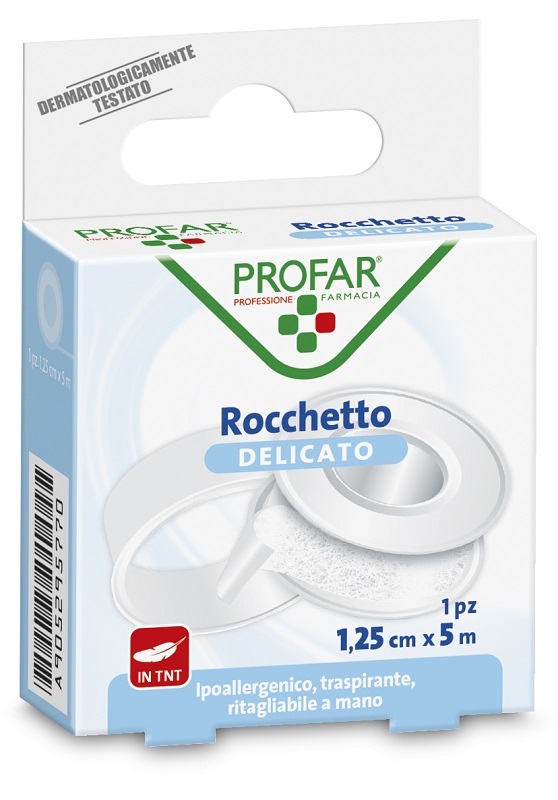 CEROTTO ROCCHETTO TESSUTO NON TESSUTO DELICATO CM 1,25X5 M PROFAR - Farmacia De Pasquale