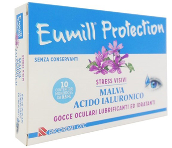 EUMILL PROTECTION GOCCE OCULARI 10 FLACONCINI MONODOSE 0,5 ML - Farmacia De Pasquale