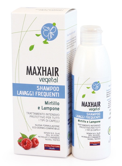 MAXHAIR VEGETAL SHAMPOO LAVAGGI FREQUENTI 200 ML - Farmacia De Pasquale