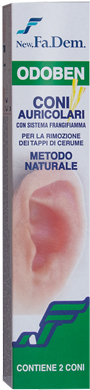 ODOBEN CONO PER PULIZIA AURICOLARE 2 PEZZI - Farmacia De Pasquale