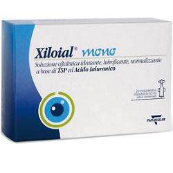 SOLUZIONE OFTALMICA IDRATANTE LUBRIFICANTE XILOIAL 20 MONODOSE DA 0,5ML - Farmacia De Pasquale