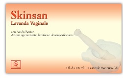 SKINSAN LAVANDA VAGINALE 4 FLACONI 140 ML + 4 CANNULE VAGINALI MONOUSO IN BLISTER - Farmacia De Pasquale