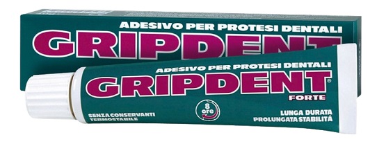 GRIPDENT FORTE ADESIVO PER PROTESI DENTARIA 40 G - Farmacia De Pasquale