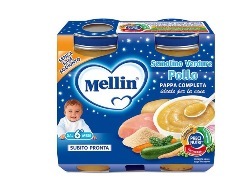 MELLIN BABY CENA COMPLETA POLLO VERDURE 2 PEZZI 200 G - Farmacia De Pasquale