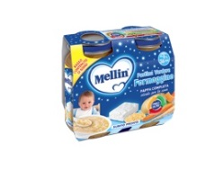 MELLIN BABY CENA COMPLETA FORMAGGINO PASTICA 2 PEZZI DA 200 G - Farmacia De Pasquale