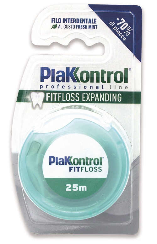 PLAKKONTROL FIT FLOSS FILO 25 M - Farmacia De Pasquale