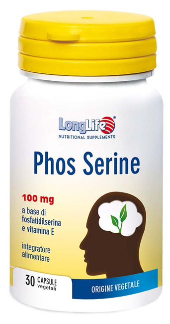 LONGLIFE PHOS SERINE 30 CAPSULE VEGETALI - Farmacia De Pasquale
