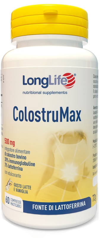 LONGLIFE COLOSTRUMAX 60 COMPRESSE MASTICABILI - Farmacia De Pasquale