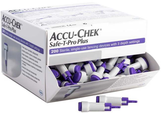 LANCETTE PUNGIDITO ACCU-CHEK SAFE T PRO PLUS PD 200 PEZZI - Farmacia De Pasquale