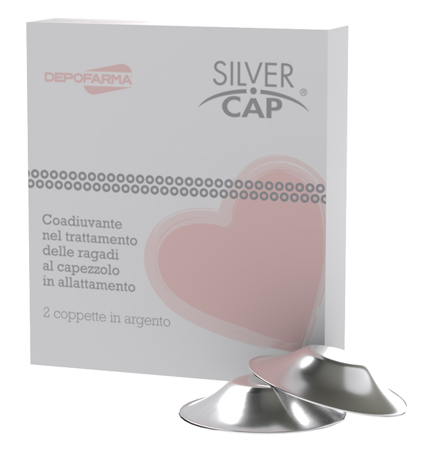 SILVER CAP COPPETTE IN ARGENTO COPRI CAPEZZOLI PER ALLATTAMENTO 2 PEZZI - Farmacia De Pasquale