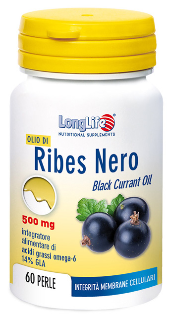 LONGLIFE OLIO RIBES NERO 60 PERLE DI GELATINA - Farmacia De Pasquale