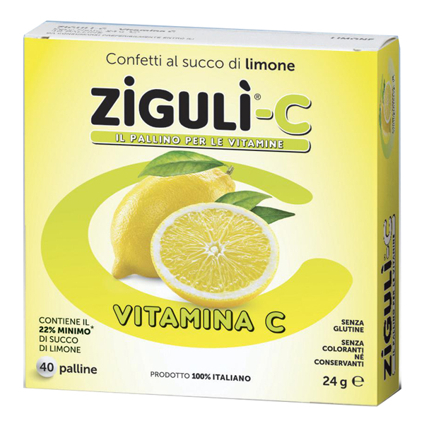 ZIGULI C LIMONE 40 CONFETTI 24 G - Farmacia De Pasquale