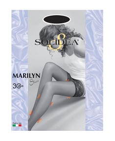 MARILYN 30 SHEER CALZA AUTOREGGENTE VISONE 4 - Farmacia De Pasquale