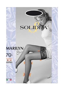 MARILYN 70 SHEER CALZA AUTOREGGENTE NERO 2 - Farmacia De Pasquale