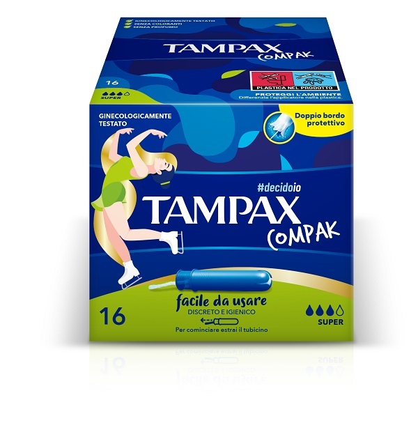 TAMPAX COMPAK SUPER 16 PEZZI - Farmacia De Pasquale