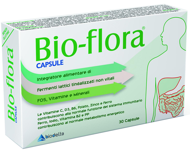 BIOFLORA 30 CAPSULE - Farmacia De Pasquale