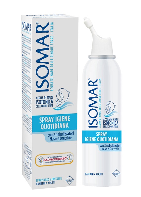SOLUZIONE ACQUA DI MARE ISOMAR SPRAY IGIENE QUOTIDIANA 100 ML - Farmacia De Pasquale
