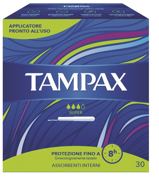 TAMPAX BLUE BOX SUPER 30 PEZZI - Farmacia De Pasquale