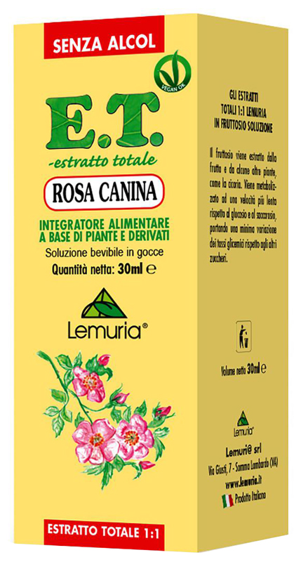 ET ESTRATTO TOTALE ROSA CANINA 30 ML SENZA ALCOL - Farmacia De Pasquale