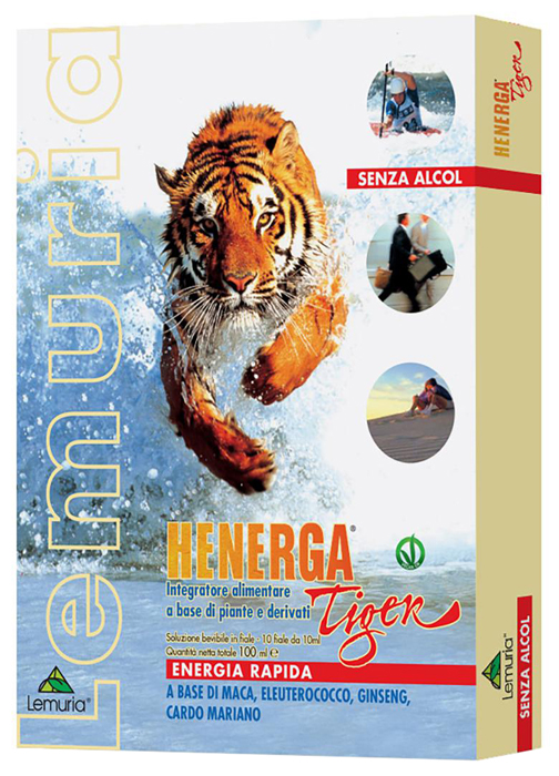 HENERGA TIGER 10 FIALE 10 ML SENZA ALCOL - Farmacia De Pasquale