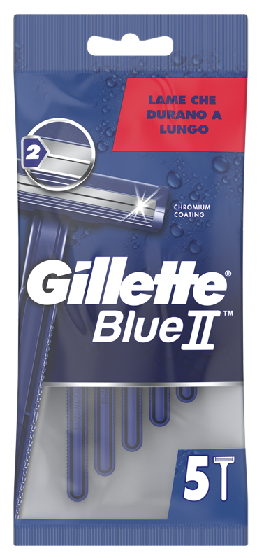 RASOIO GILLETTE BLUE II STANDARD 6 X 20 X 5 - Farmacia De Pasquale