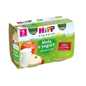HIPP BIO HIPP BIO OMOGENEIZZATO MELA YOGURT 2X125 G - Farmacia De Pasquale