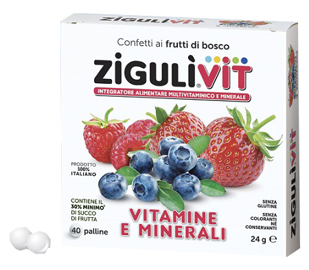 ZIGULI VIT FRUTTIBOSCO 40 CONFETTI - Farmacia De Pasquale