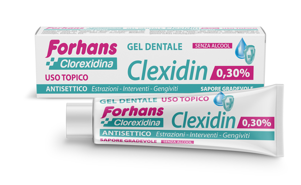 FORHANS CLEXIDIN COLLUTORIO IN GEL ALLA CLOREXIDINA 0,30% 30 - Farmacia De Pasquale
