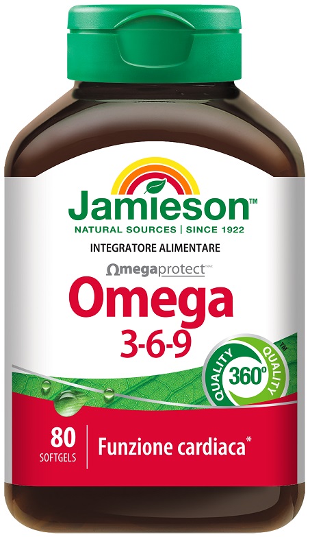 JAMIESON OMEGA 3-6-9 80 SOFTGELS - Farmacia De Pasquale