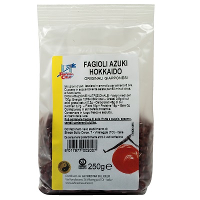 AZUKI HOKKAIDO 250 G - Farmacia De Pasquale