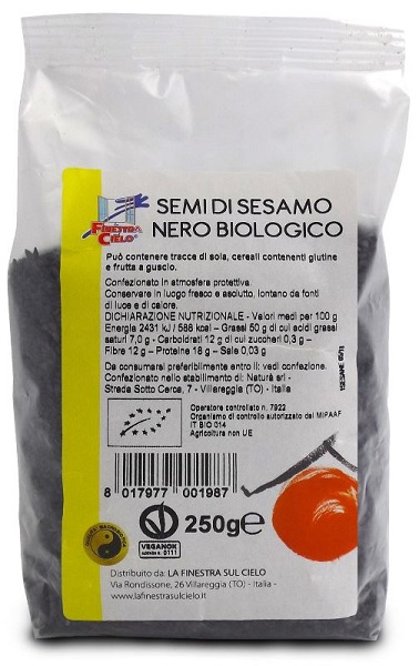 SESAMO NERO 250 G - Farmacia De Pasquale