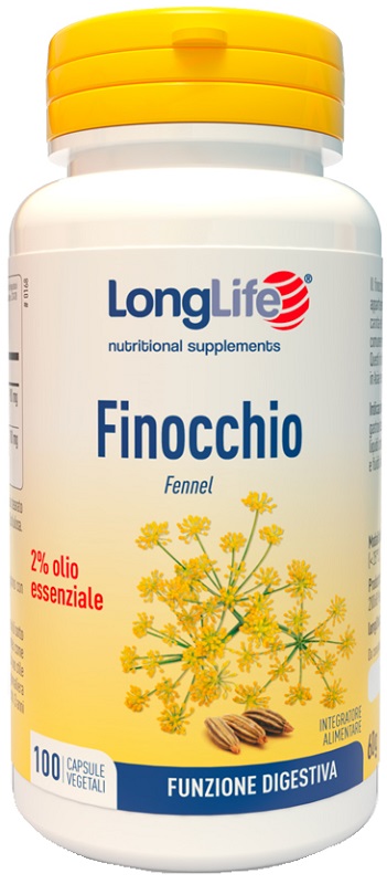 LONGLIFE FINOCCHIO 1% 100 CAPSULE VEGETALI - Farmacia De Pasquale