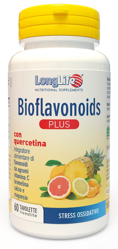 LONGLIFE BIOFLAVONOIDS PLUS 60 TAVOLETTE RIVESTITE - Farmacia De Pasquale
