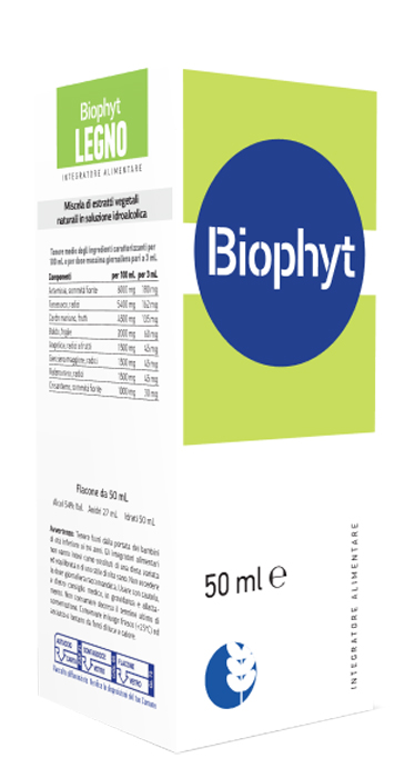 BIOPHYT LEGNO 50 ML SOLUZIONE IDROALCOLICA - Farmacia De Pasquale