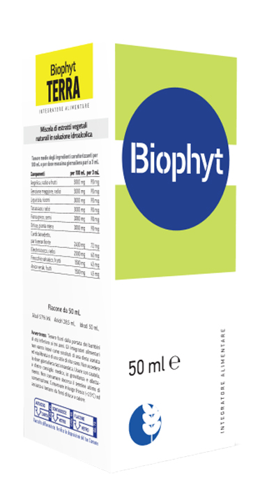 BIOPHYT TERRA 50 ML SOLUZIONE IDROALCOLICA - Farmacia De Pasquale