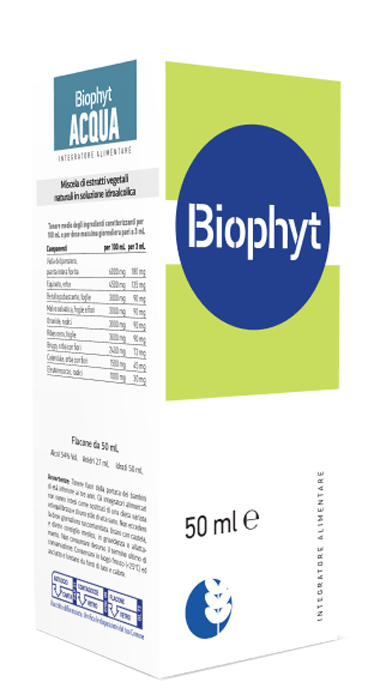 BIOPHYT ACQUA 50 ML SOLUZIONE IDROALCOLICA - Farmacia De Pasquale