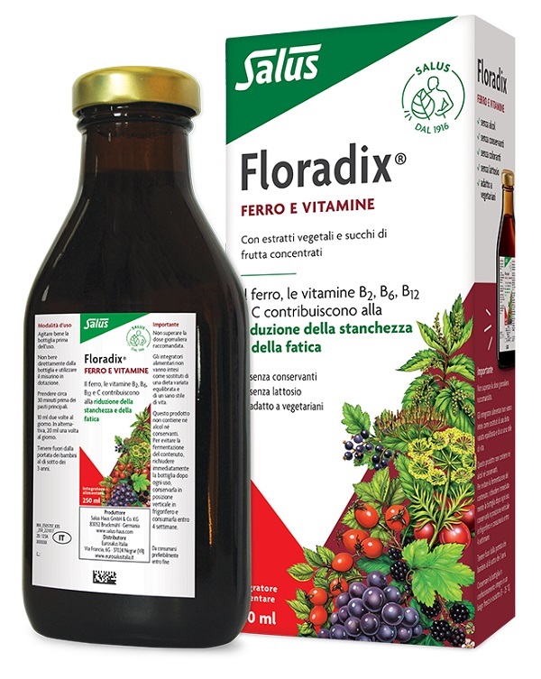 FLORADIX FERRO E VITAMINE 250 ML - Farmacia De Pasquale