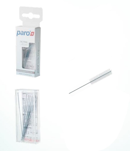 PARO 7-1017 ISOLA LONG SCOVOLINO INTERDENTALE MEDIO VERDE CILINDRICOO DIAMETRO 8 MM - Farmacia De Pasquale