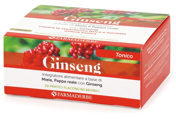 FIALE GINSENG 20 FLACONCINI 10 ML - Farmacia De Pasquale