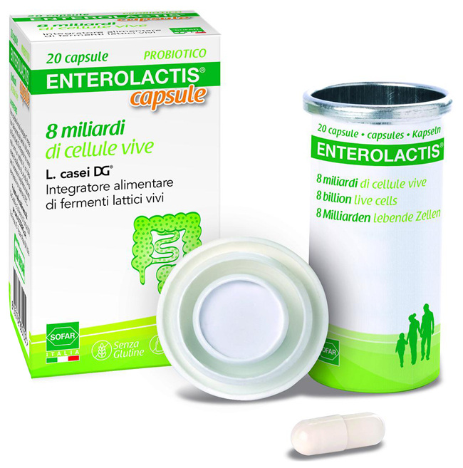 ENTEROLACTIS 20 CAPSULE - Farmacia De Pasquale
