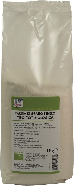 FSC FARINA DI GRANO TENERO TIPO 0 BIO 1 KG - Farmacia De Pasquale