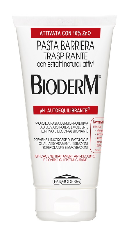 BIODERM PASTA BARRIERA TRASPIRANTE PH AUTOEQUILIBRANTE 150 ML - Farmacia De Pasquale
