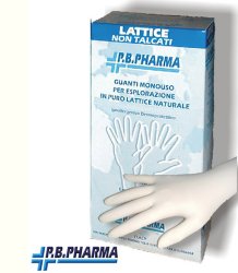 GUANTO LATTICE NON TALCATO PICCOLO 100 PEZZI - Farmacia De Pasquale