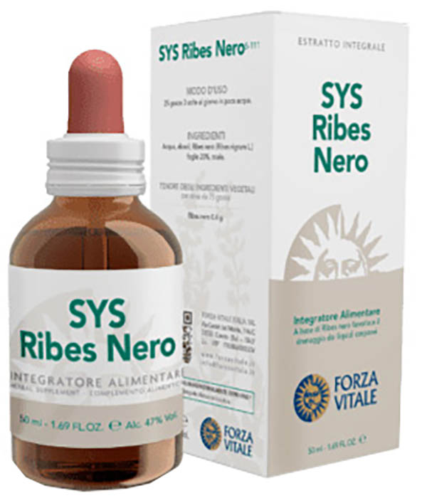 SYS RIBES NERO GOCCE 50 ML - Farmacia De Pasquale