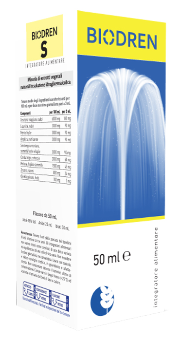 BIODREN S SOLUZIONE IDROALCOLICA 50 ML - Farmacia De Pasquale