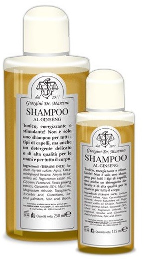 SHAMPOO AL GINSENG 250 ML - Farmacia De Pasquale